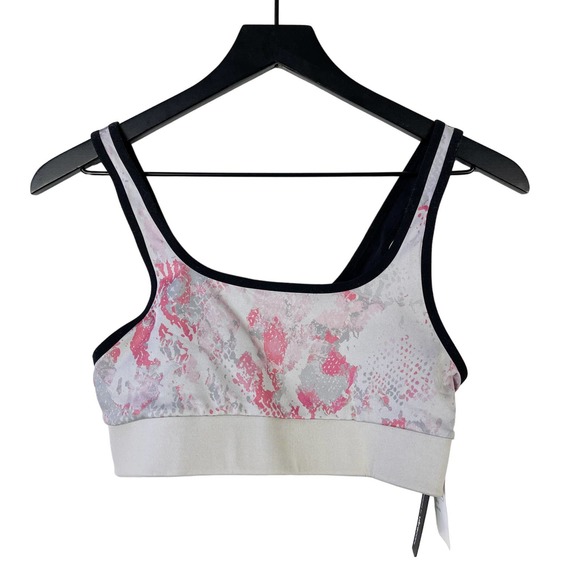 NWT Ultracor Nordstrom (S) Chameleon Scoop Neck Bra Zinnia Gray Pink - Picture 1 of 7